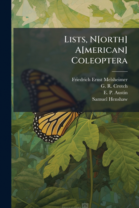 Lists, N[orth] A[merican] Coleoptera
