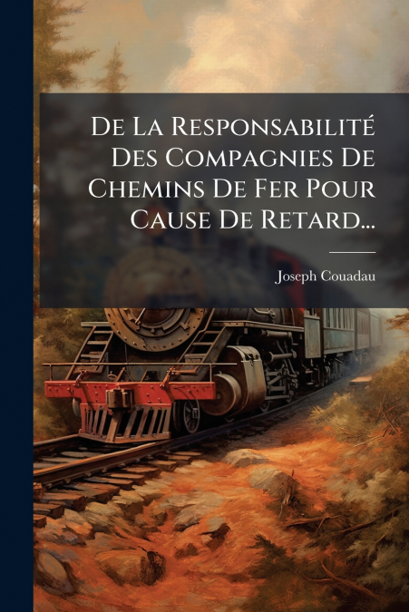 De La Responsabilité Des Compagnies De Chemins De Fer Pour Cause De Retard...