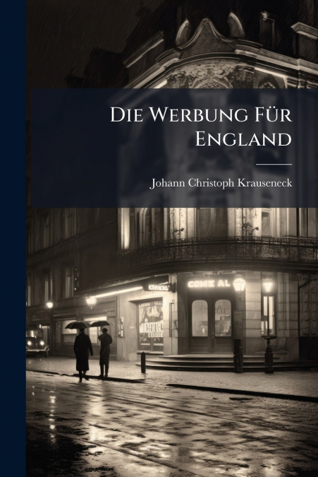 Die Werbung Für England