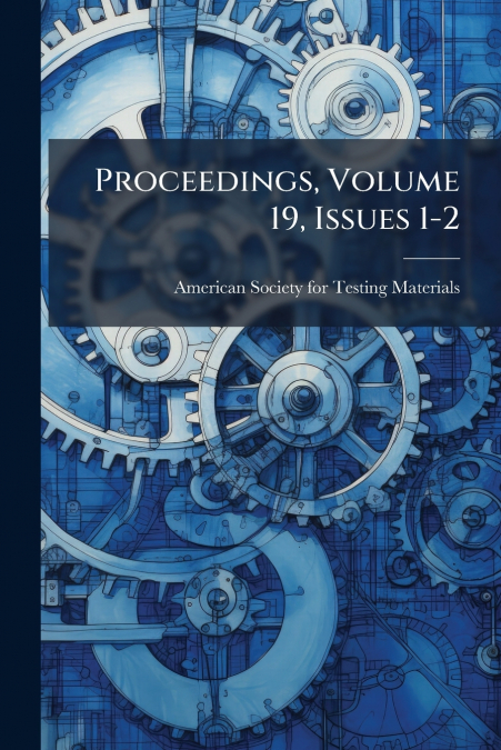 Proceedings, Volume 19, Issues 1-2