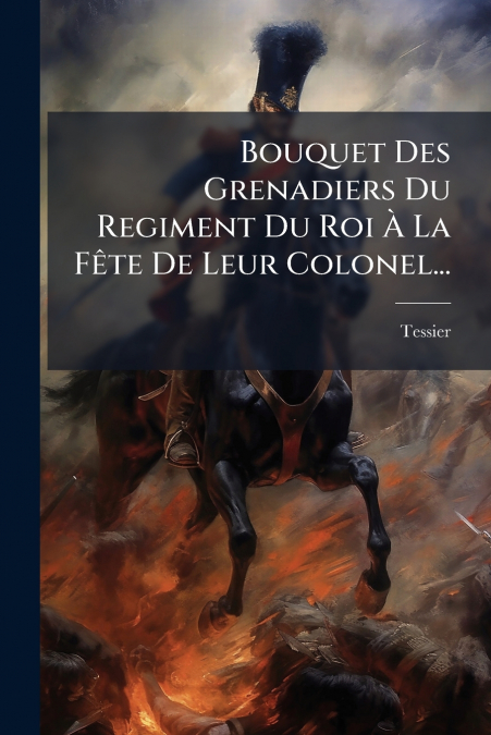 Bouquet Des Grenadiers Du Regiment Du Roi À La Fête De Leur Colonel...