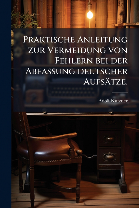 Praktische Anleitung zur Vermeidung von Fehlern bei der Abfassung deutscher Aufsätze.