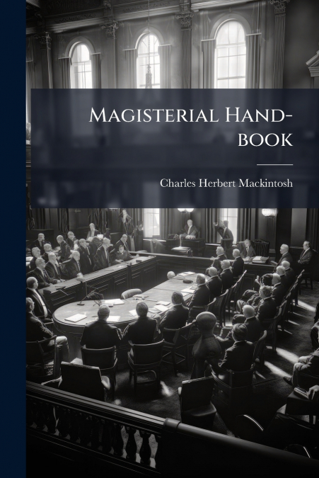 Magisterial Hand-book