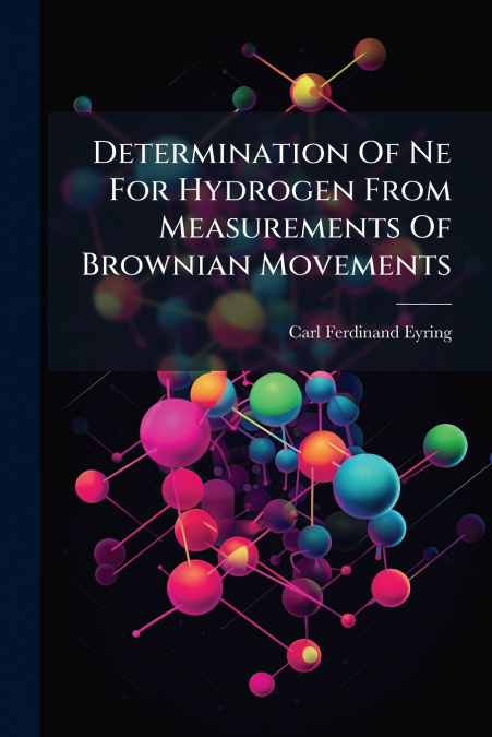 Determination Of Ne For Hydrogen From Measurements Of Brownian Movements