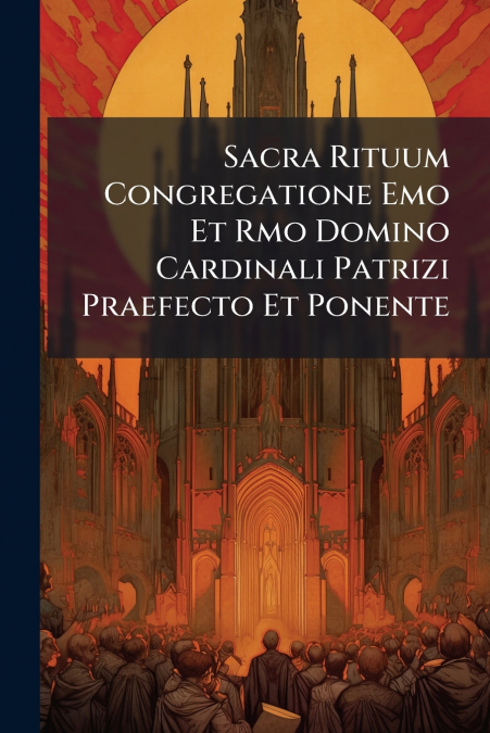 Sacra Rituum Congregatione Emo Et Rmo Domino Cardinali Patrizi Praefecto Et Ponente