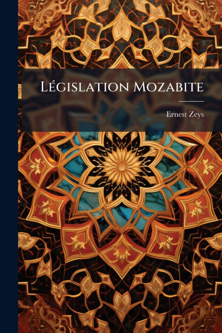 Législation Mozabite