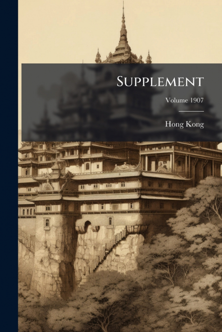 Supplement; Volume 1907