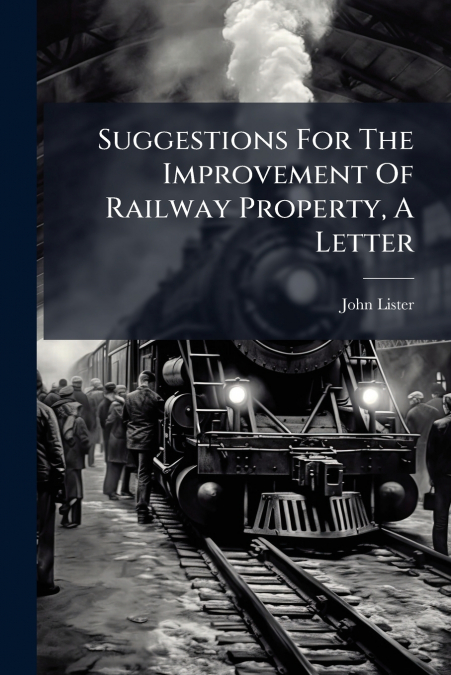 Suggestions For The Improvement Of Railway Property, A Letter