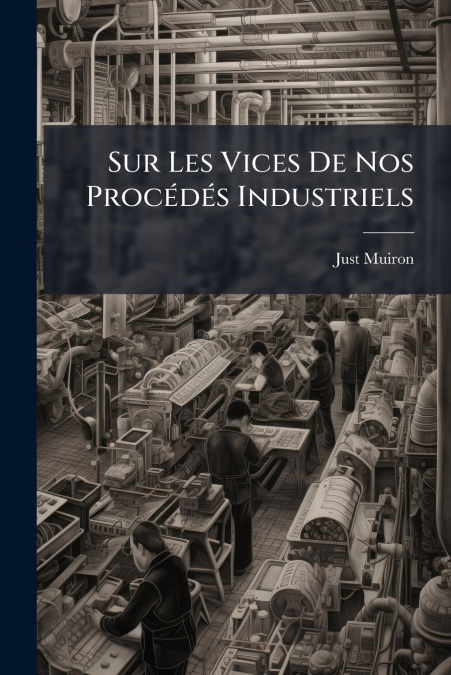 Sur Les Vices De Nos Procédés Industriels