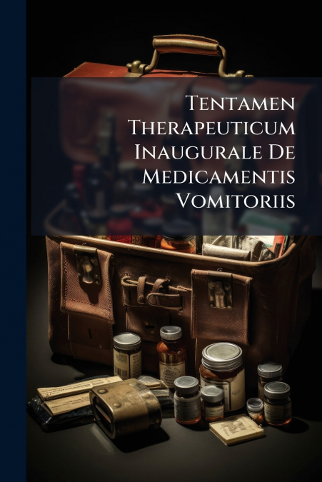 Tentamen Therapeuticum Inaugurale De Medicamentis Vomitoriis