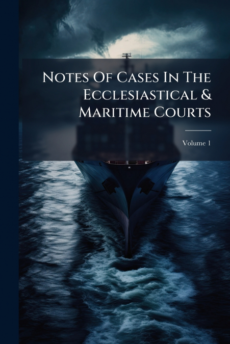 Notes Of Cases In The Ecclesiastical & Maritime Courts; Volume 1