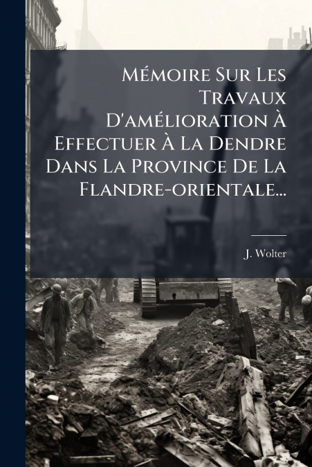 Mémoire Sur Les Travaux D’amélioration À Effectuer À La Dendre Dans La Province De La Flandre-orientale...
