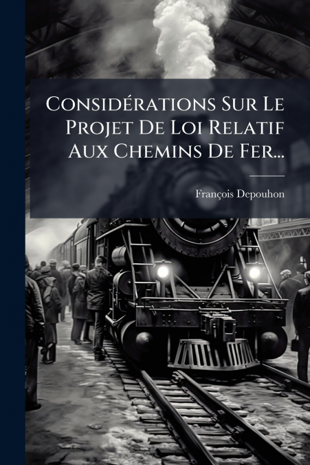 Considérations Sur Le Projet De Loi Relatif Aux Chemins De Fer...