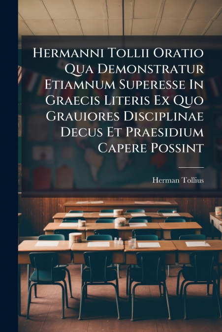 Hermanni Tollii Oratio Qua Demonstratur Etiamnum Superesse In Graecis Literis Ex Quo Grauiores Disciplinae Decus Et Praesidium Capere Possint