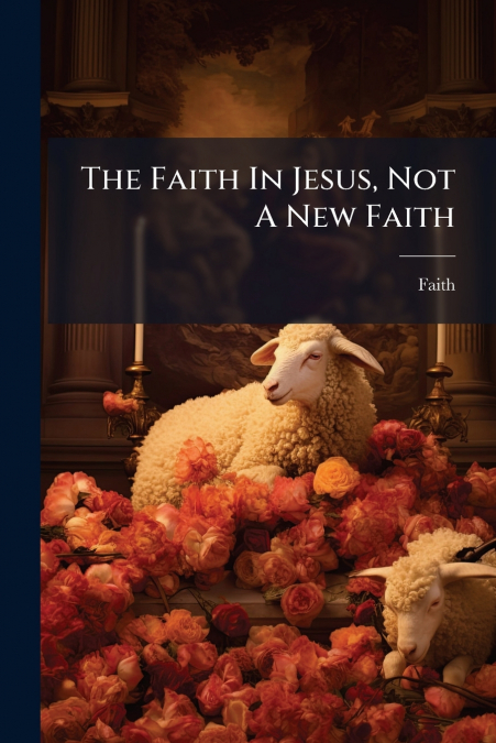 The Faith In Jesus, Not A New Faith