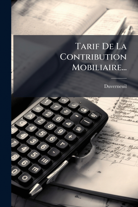 Tarif De La Contribution Mobiliaire...