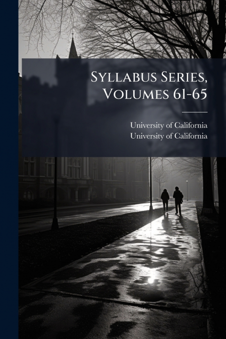 Syllabus Series, Volumes 61-65