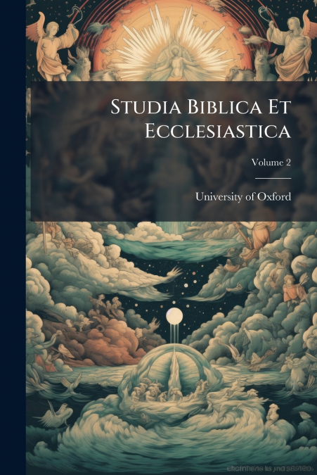 Studia Biblica Et Ecclesiastica; Volume 2