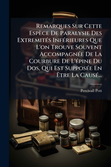 Remarques Sur Cette Espèce De Paralysie Des Extremités Inférieures Que L’on Trouve Souvent Accompagnée De La Courbure De L’épine Du Dos, Qui Est Supposée En Être La Causé...