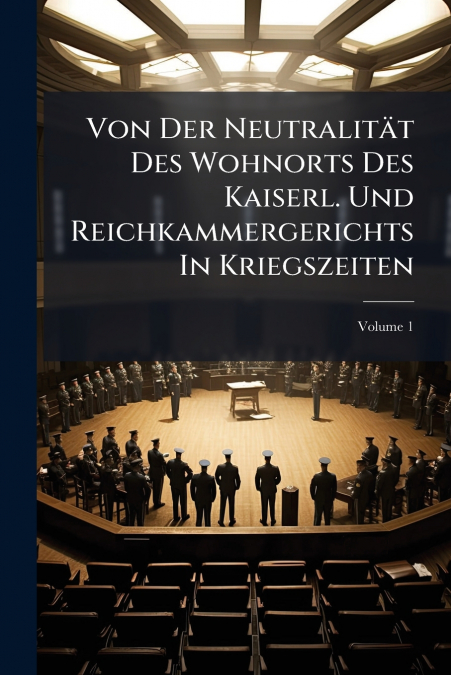 Von Der Neutralität Des Wohnorts Des Kaiserl. Und Reichkammergerichts In Kriegszeiten