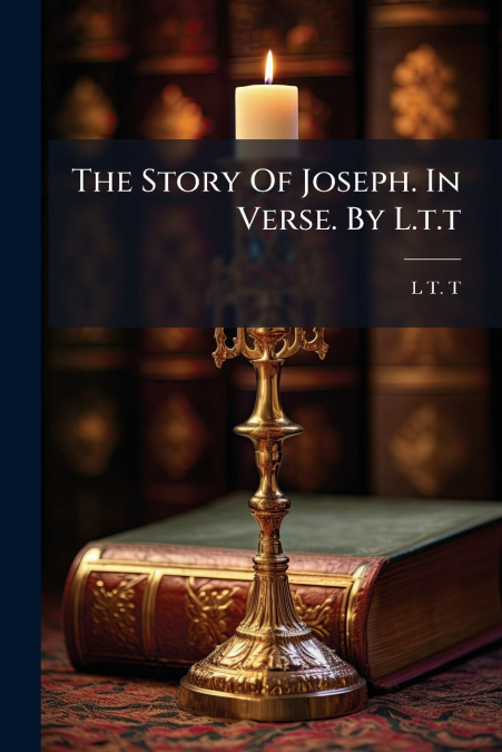 The Story Of Joseph. In Verse. By L.t.t