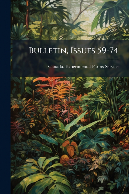 Bulletin, Issues 59-74