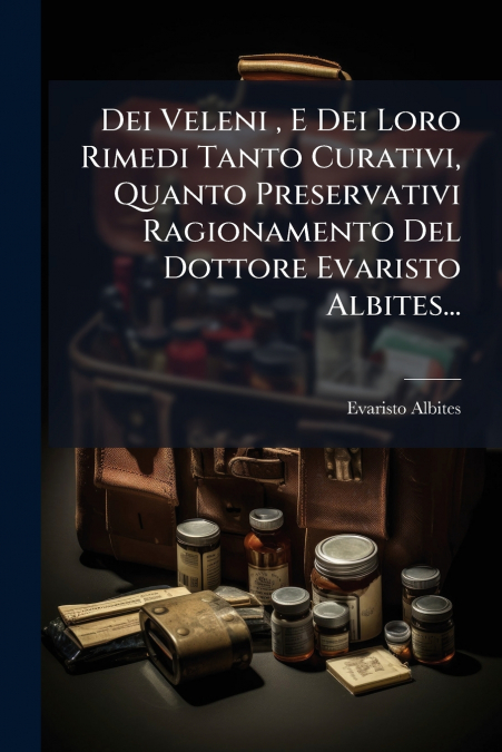 Dei Veleni , E Dei Loro Rimedi Tanto Curativi, Quanto Preservativi Ragionamento Del Dottore Evaristo Albites...