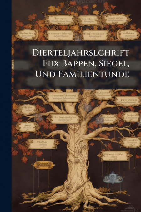 Dierteljahrslchrift Fiix Bappen, Siegel, Und Familientunde