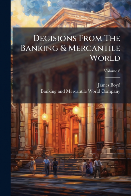 Decisions From The Banking & Mercantile World; Volume 8