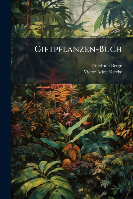 Giftpflanzen-Buch