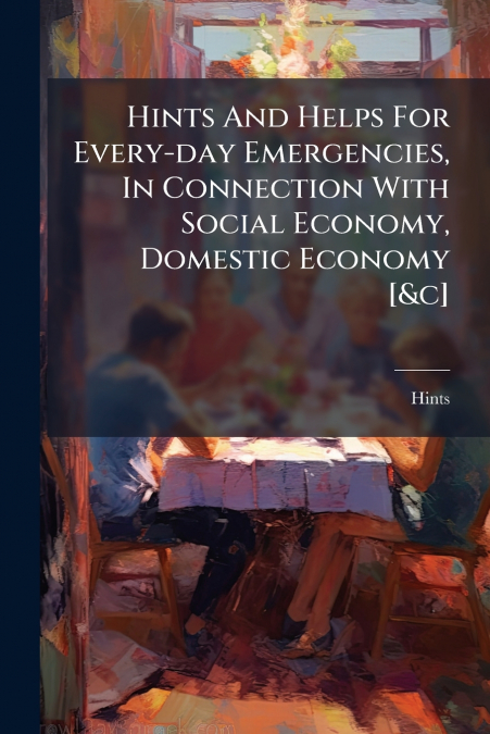 Hints And Helps For Every-day Emergencies, In Connection With Social Economy, Domestic Economy [&c]