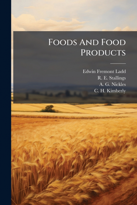 Foods And Food Products