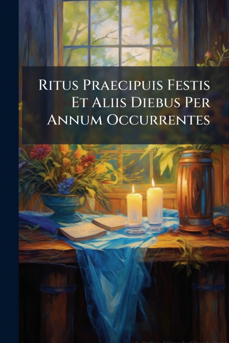 Ritus Praecipuis Festis Et Aliis Diebus Per Annum Occurrentes