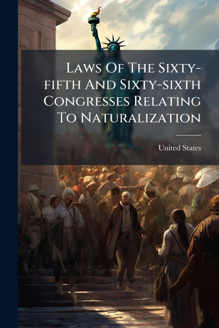 Laws Of The Sixty-fifth And Sixty-sixth Congresses Relating To Naturalization
