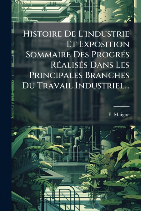 Histoire De L’industrie Et Exposition Sommaire Des Progrés Réalisés Dans Les Principales Branches Du Travail Industriel...