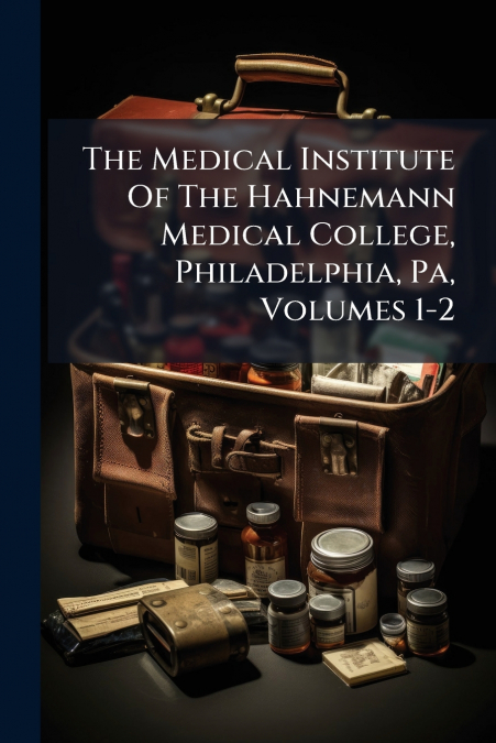 The Medical Institute Of The Hahnemann Medical College, Philadelphia, Pa, Volumes 1-2