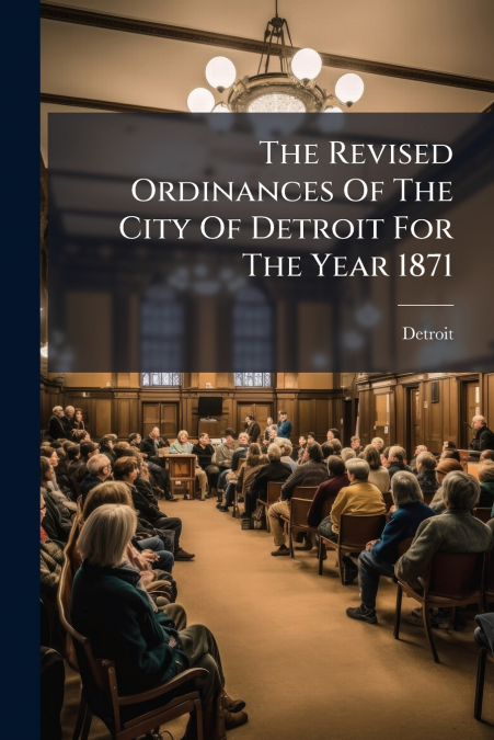 The Revised Ordinances Of The City Of Detroit For The Year 1871
