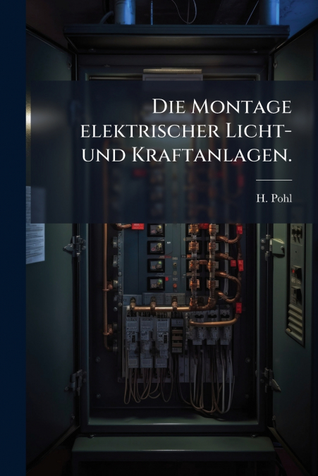 Die Montage elektrischer Licht- und Kraftanlagen.