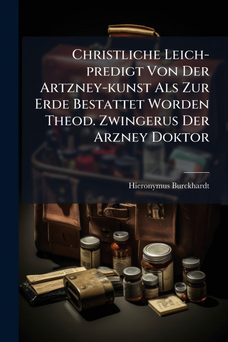 Christliche Leich-predigt Von Der Artzney-kunst Als Zur Erde Bestattet Worden Theod. Zwingerus Der Arzney Doktor