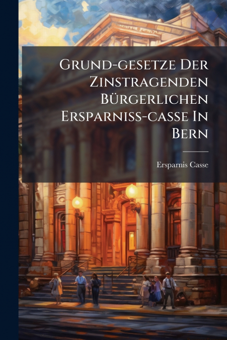 Grund-gesetze Der Zinstragenden Bürgerlichen Ersparniß-casse In Bern