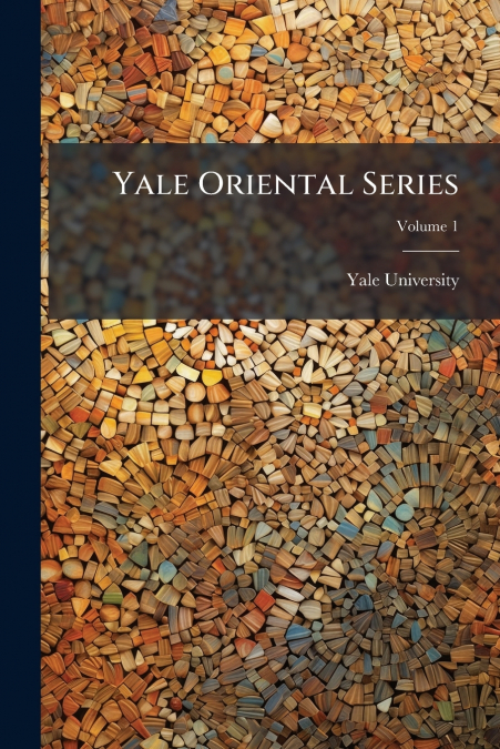 Yale Oriental Series