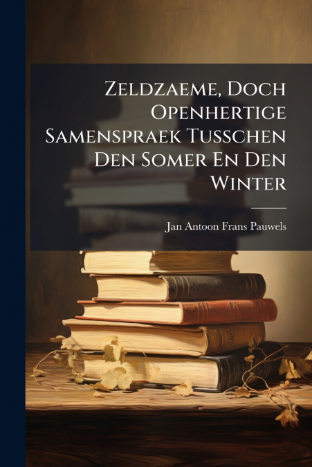 Zeldzaeme, Doch Openhertige Samenspraek Tusschen Den Somer En Den Winter