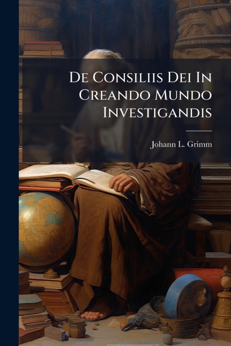De Consiliis Dei In Creando Mundo Investigandis