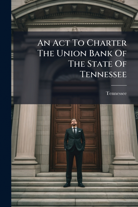 An Act To Charter The Union Bank Of The State Of Tennessee
