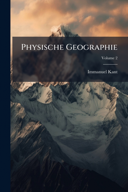 Physische Geographie; Volume 2