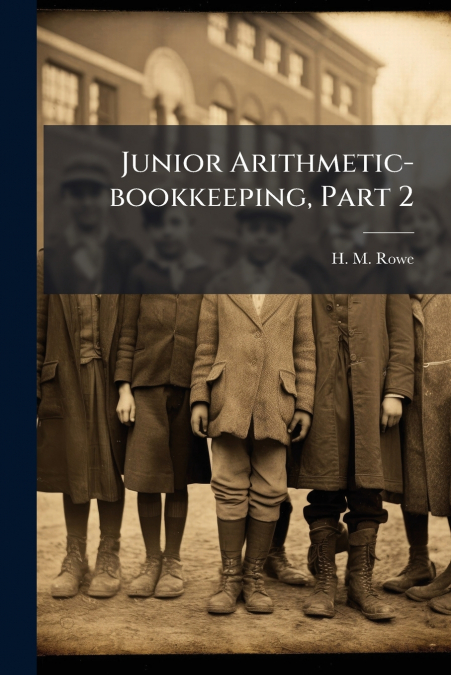 Junior Arithmetic-bookkeeping, Part 2