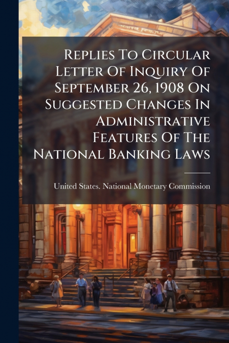Replies To Circular Letter Of Inquiry Of September 26, 1908 On Suggested Changes In Administrative Features Of The National Banking Laws