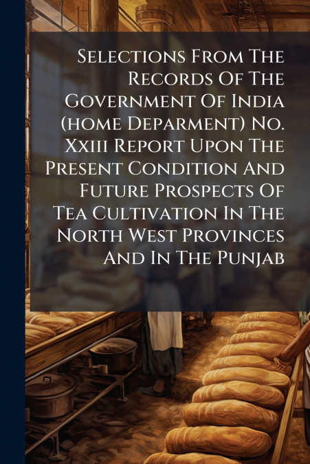 Selections From The Records Of The Government Of India (home Deparment) No. Xxiii Report Upon The Present Condition And Future Prospects Of Tea Cultivation In The North West Provinces And In The Punja