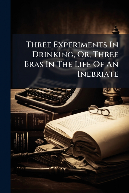 Three Experiments In Drinking, Or, Three Eras In The Life Of An Inebriate