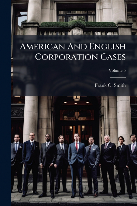 American And English Corporation Cases; Volume 5